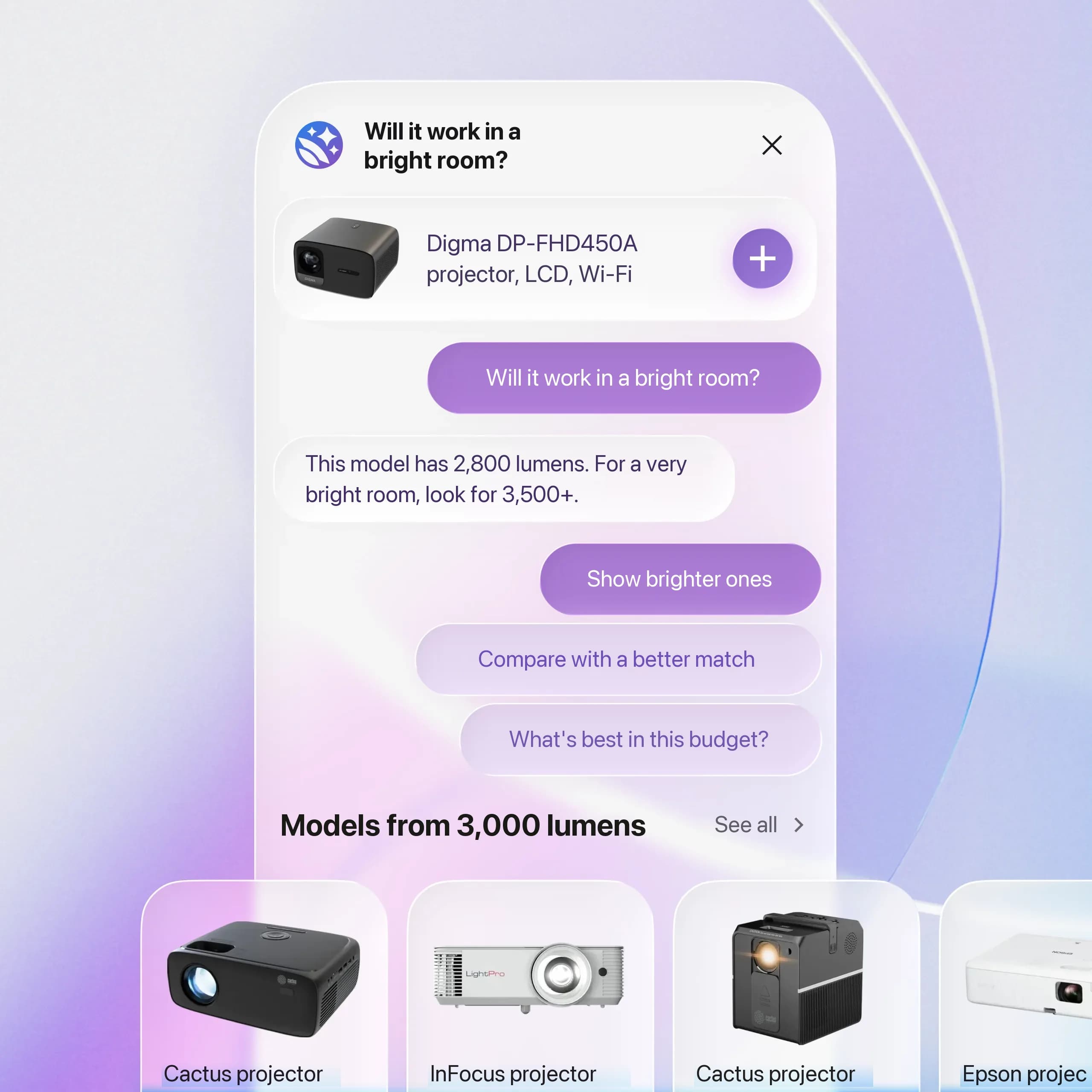 Product summary - AI product page assistant for online stores